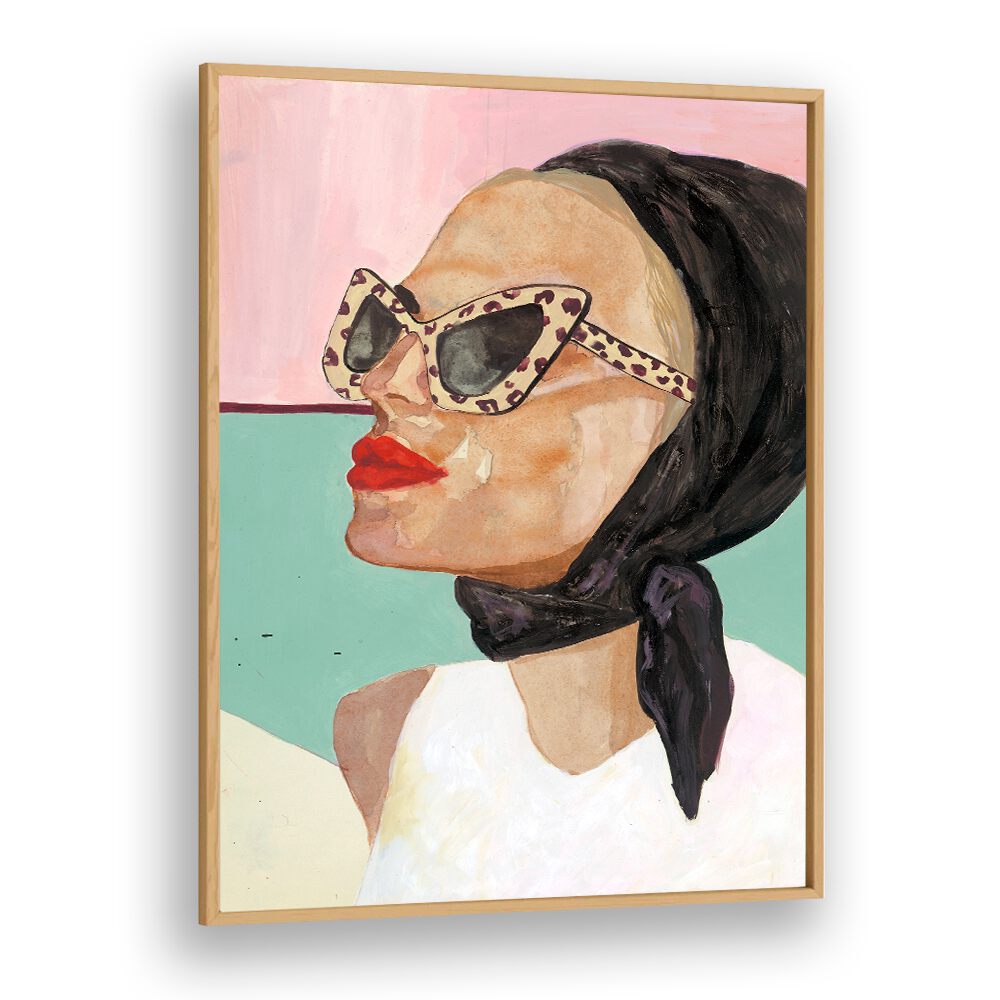 Stunning CAPRI, PORTRAITS artwork featuring elegant woman in sunglasses, perfect for enhancing your home decor.