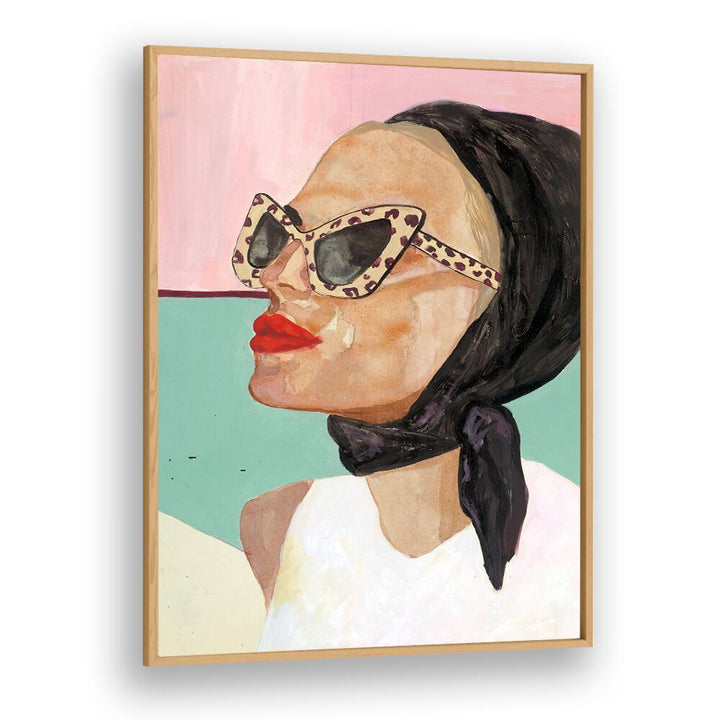 Stunning CAPRI, PORTRAITS artwork featuring elegant woman in sunglasses, perfect for enhancing your home decor.