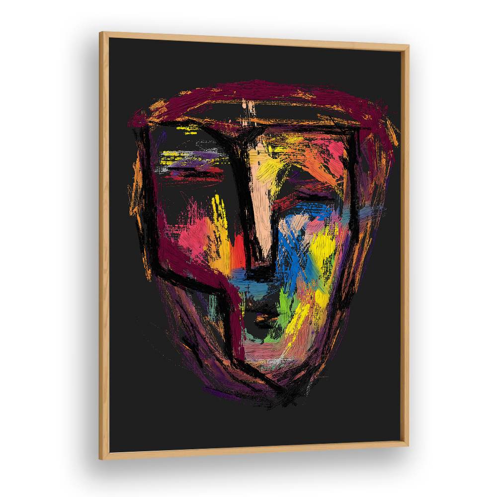 COLORFUL ABSTRACT FACE