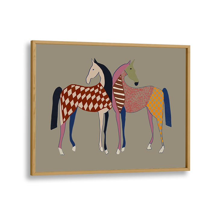 COLORFUL PATTERNED HORSES