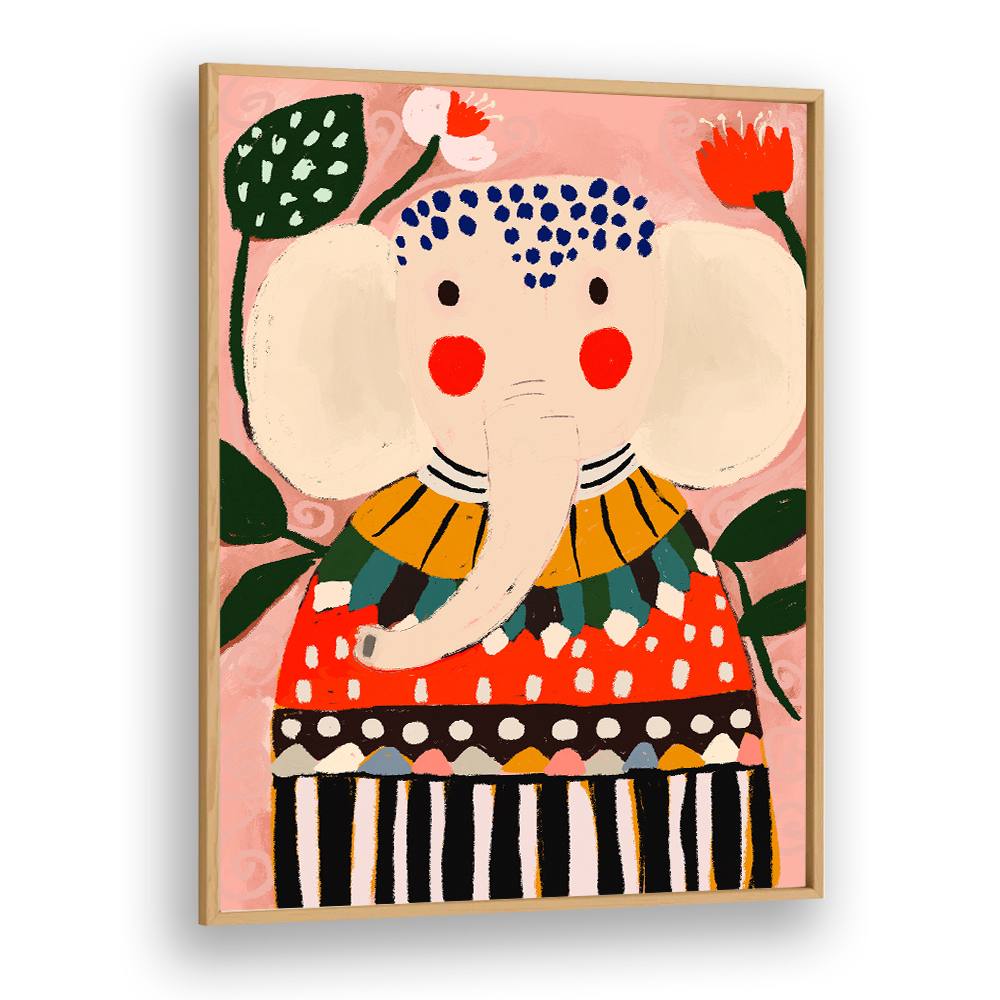 COLORFUL WHIMSICAL ELEPHANT