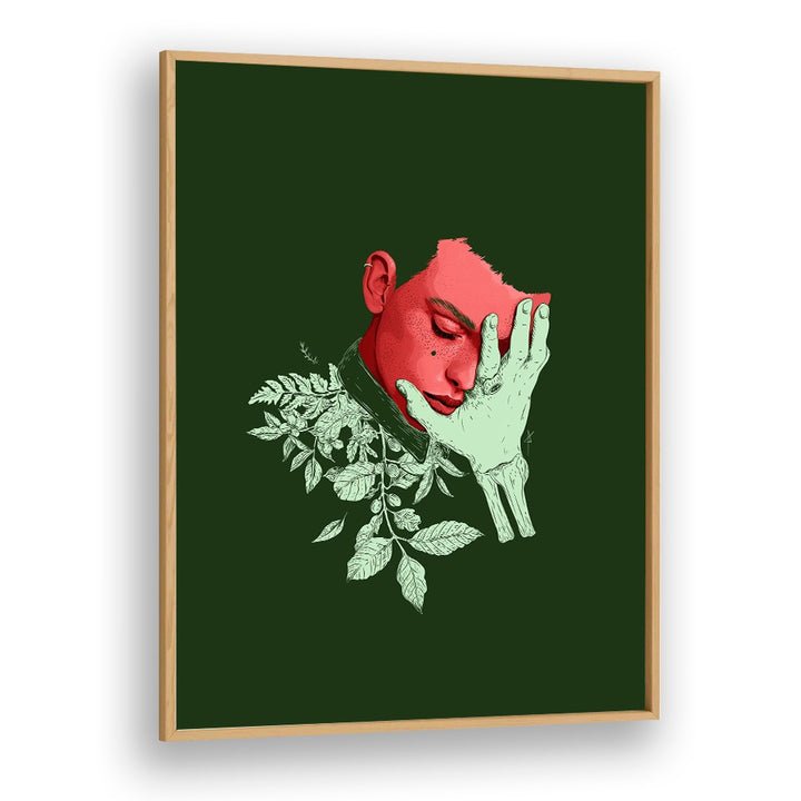 CONTEMPLATIVE BOTANICAL PORTRAIT