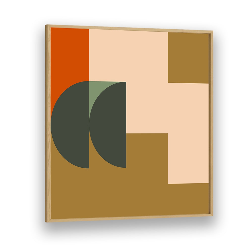 Vibrant CONTEMPORARY ABSTRACT XXII, ABSTRACT PAINTINGS showcasing geometric shapes and warm tones for modern decor.