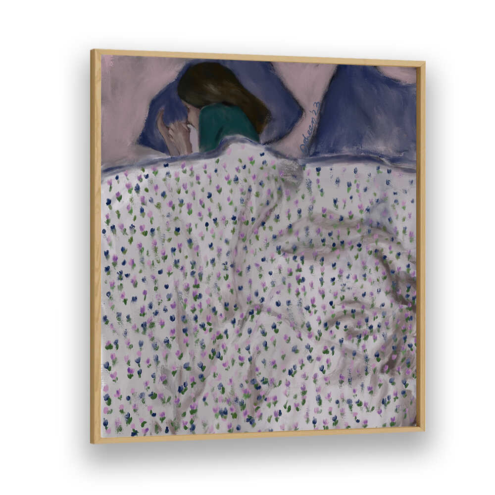COZY IN MY BED , PORTRAITS & FIGURATIVE ILLUSTRATIONS