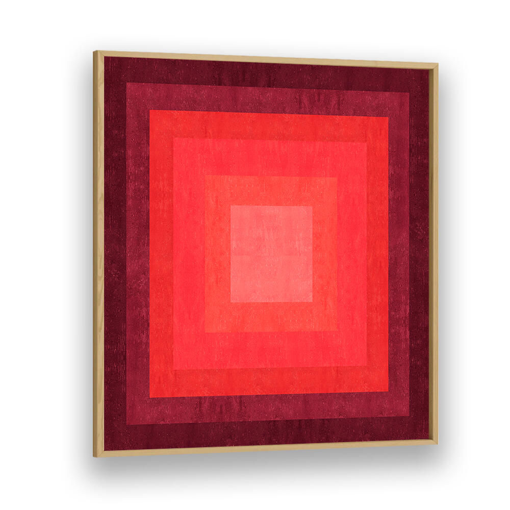 CRIMSON CONCENTRIC , GEOMETRIC ART PRINTS