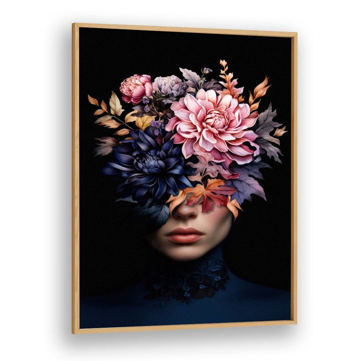 DARK FLORAL PORTRAIT