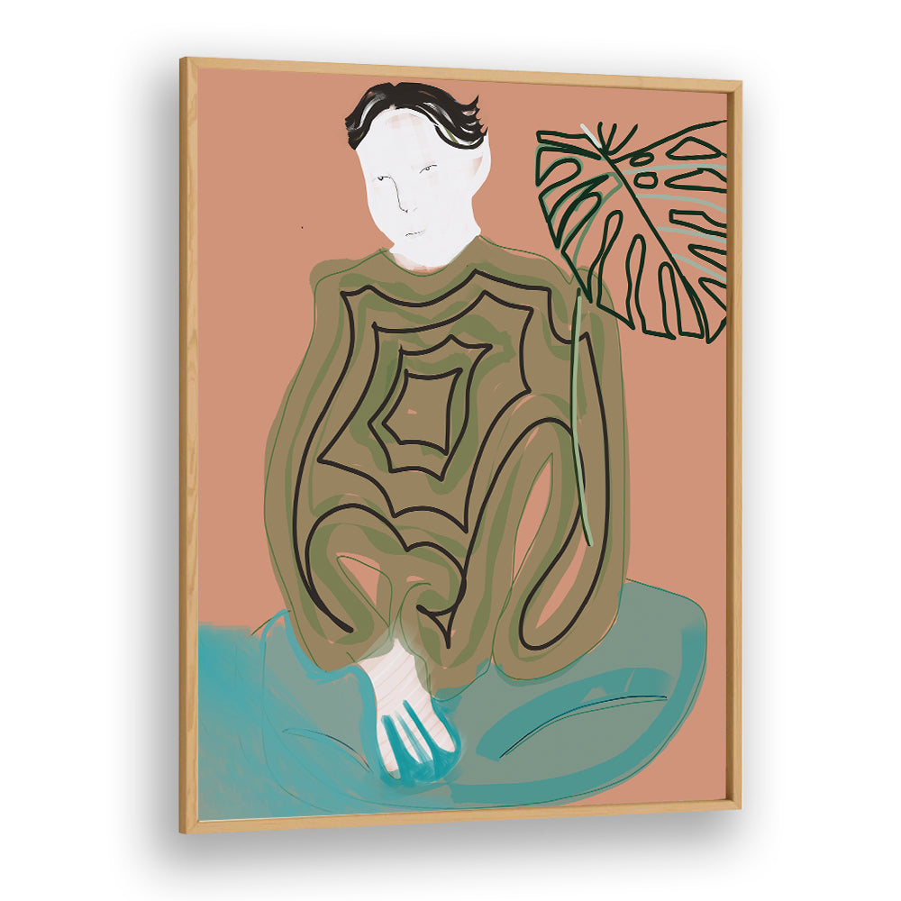 Stylish DORIS, PORTRAITS artwork featuring a modern figure illustration, perfect for enhancing any space.