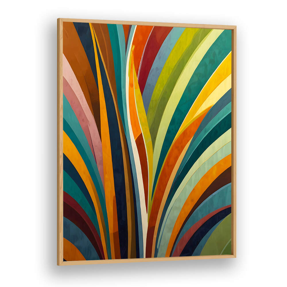 DANCING STRIPES IN COLOR , ORGANIC FORMS