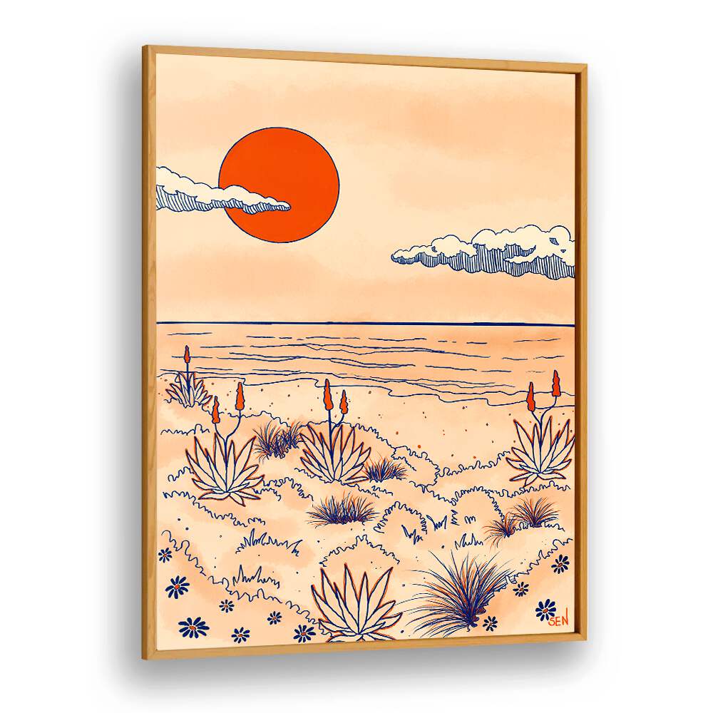 DUNES DREAM, LANDSCAPE PAINTINGS showcase serene dunes and vibrant sunsets, enhancing your living space beautifully.