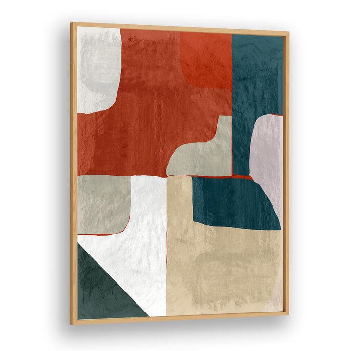 EARTH AND TIDE INTERLOCK I , ABSTRACT PAINTINGS