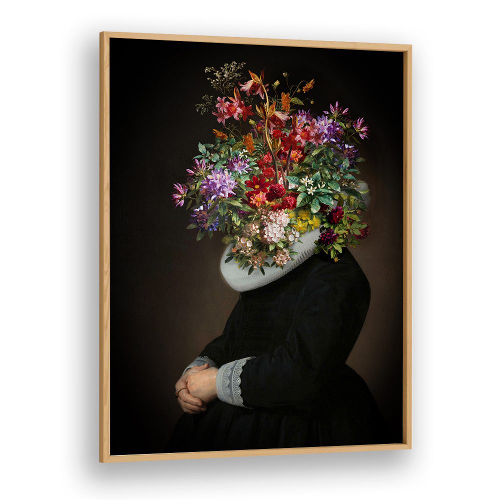 ELEGANT BAROQUE FLORAL HEAD