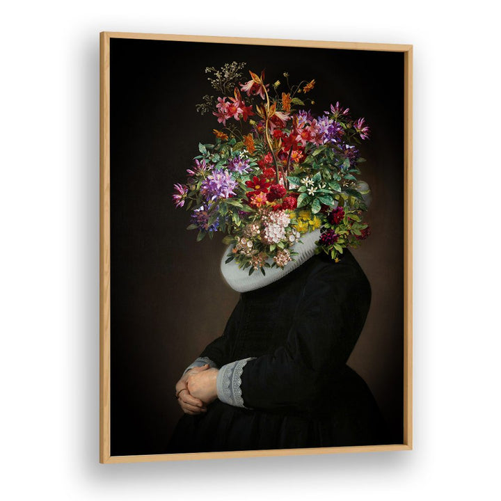 ELEGANT BAROQUE FLORAL HEAD