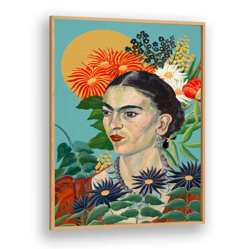 EXOTIC FLORAL PORTRAIT