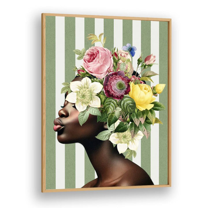 FLORAL WOMAN KISS