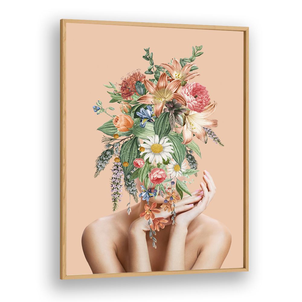 FLORAL WOMAN PORTRAIT