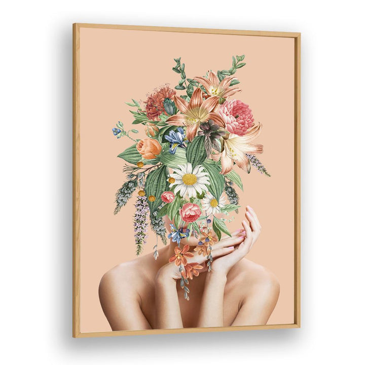 FLORAL WOMAN PORTRAIT