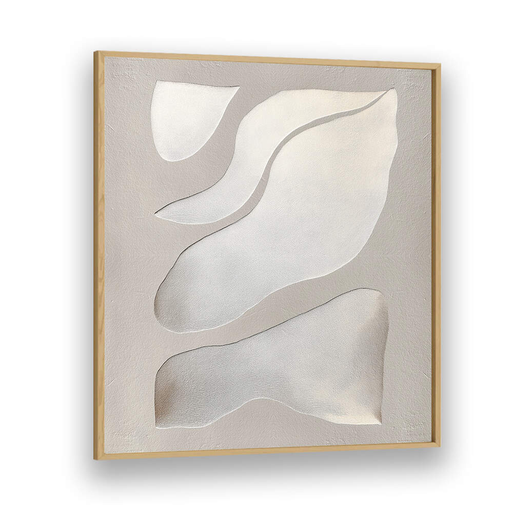 FLOWING SHAPES IN SOFT NEUTRAL TONES , ABSTRACT PAINTINGS