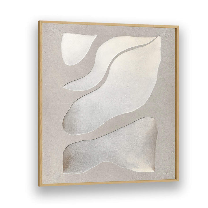 FLOWING SHAPES IN SOFT NEUTRAL TONES , ABSTRACT PAINTINGS