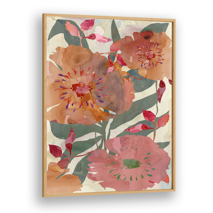 Vibrant FREE SPIRIT FLORALS I, FLORAL FLOWER PAINTINGS, showcasing elegance and artistic beauty for any space.