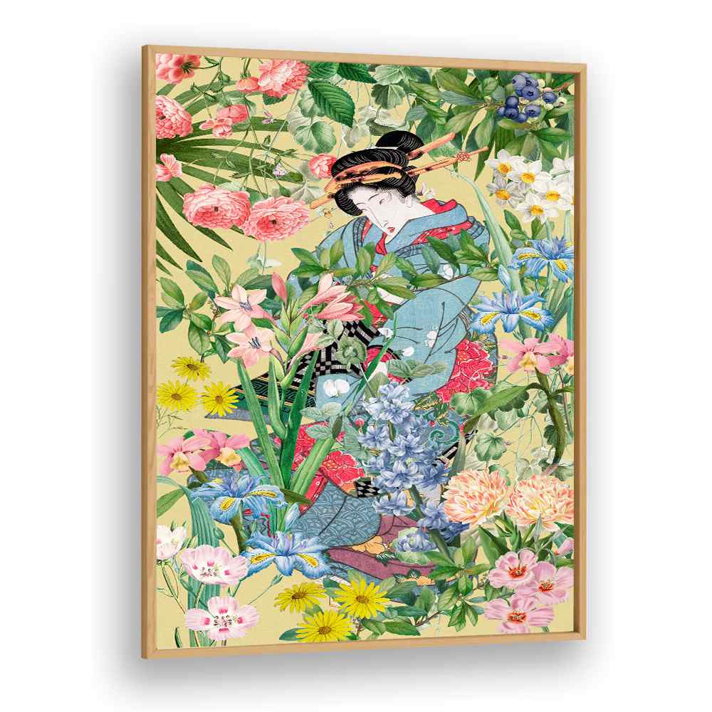 GEISHA AMONG FLOWERS
