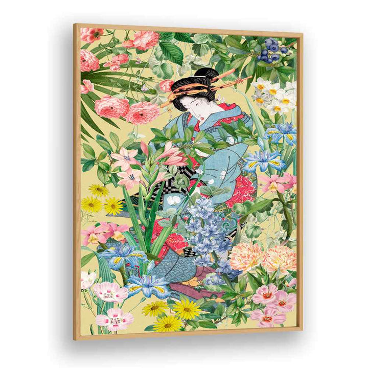 GEISHA AMONG FLOWERS