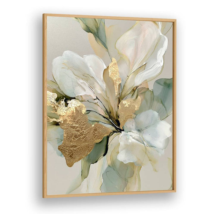 GOLDEN FLORAL ABSTRACT