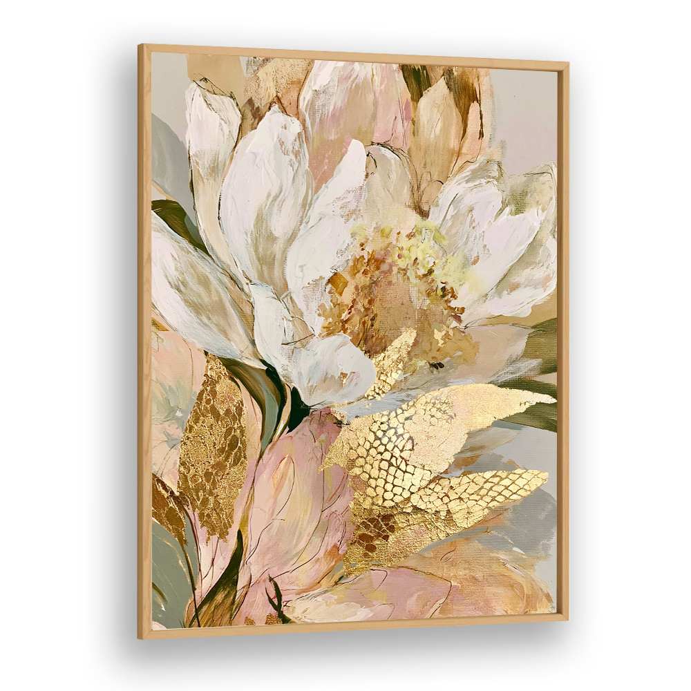 GOLDEN FLORAL ABSTRACTION