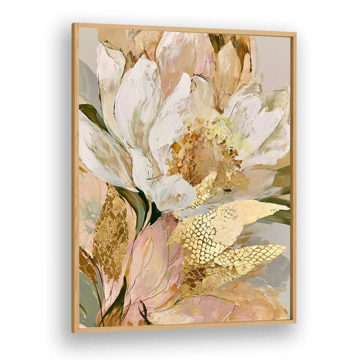 GOLDEN FLORAL ABSTRACTION