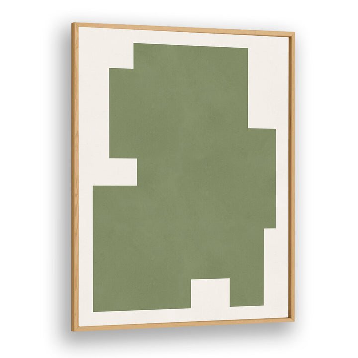 GREEN GEOMETRIC FORM , GEOMETRIC ART PRINTS