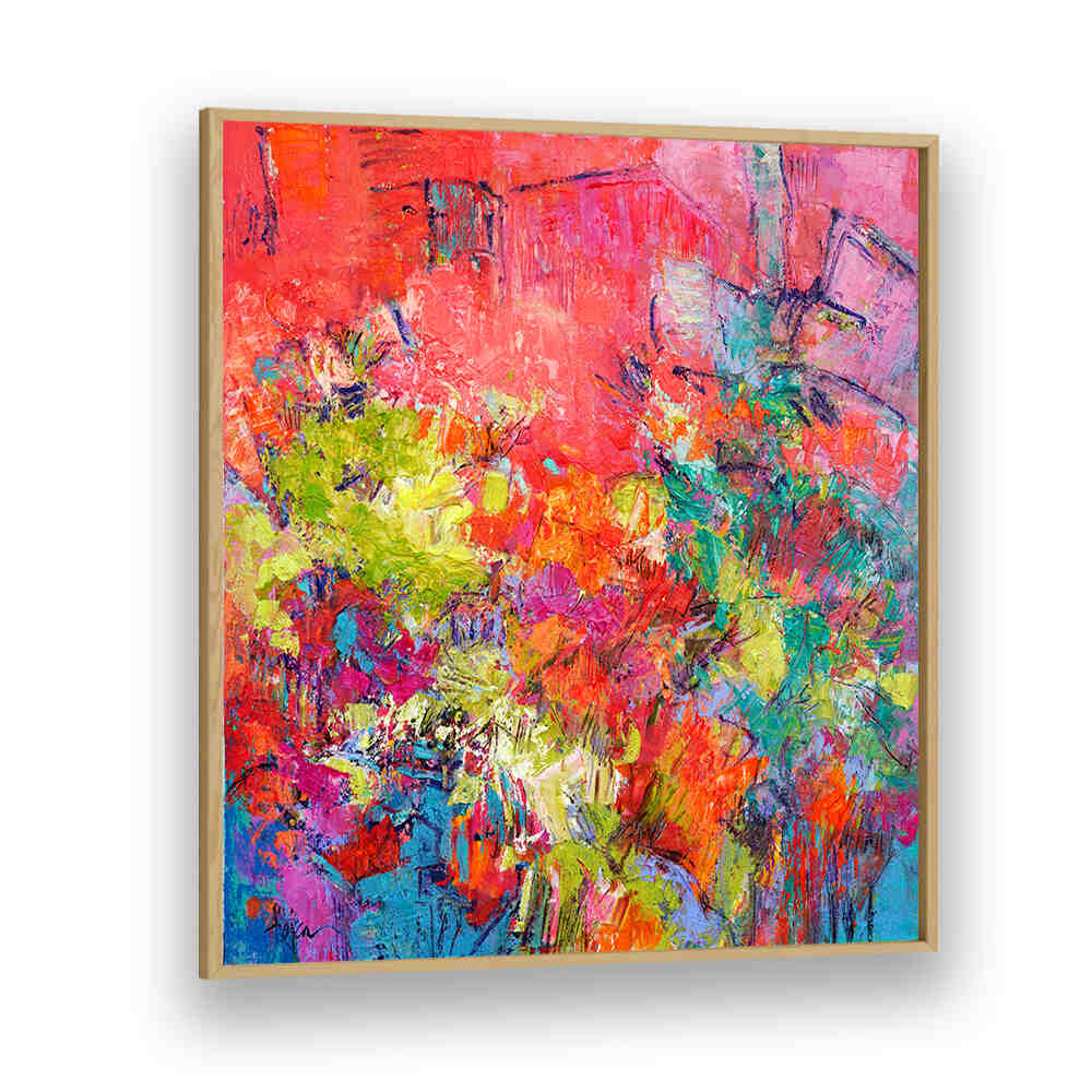 HAPPINESS SPROUTING , ABSTRACT PAINTINGS