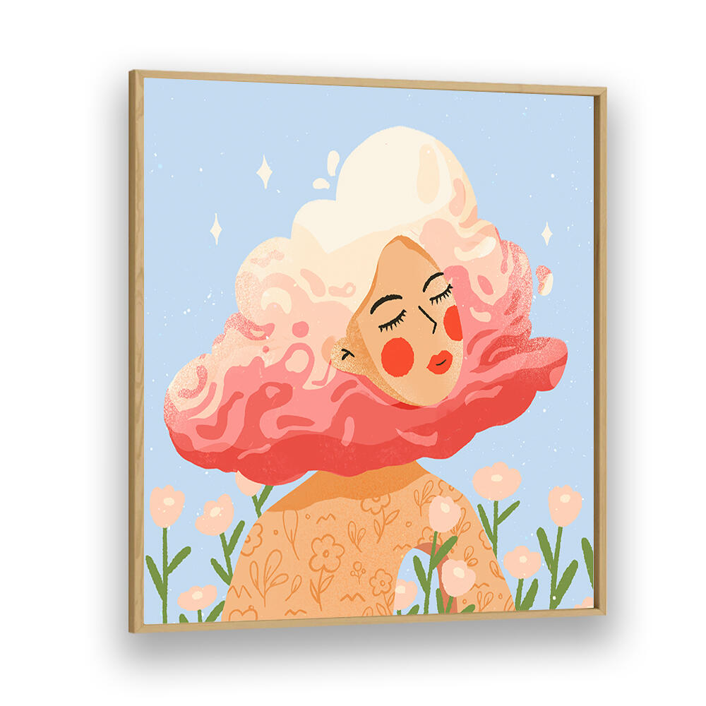 HEAD ON CLOUD , PORTRAITS & FIGURATIVE ILLUSTRATIONS