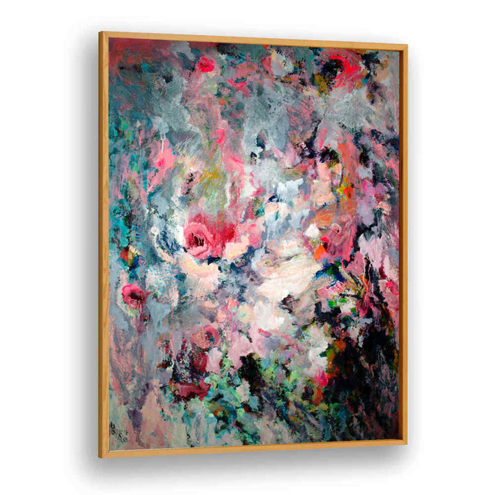 INDECENT PINK , FLORAL FLOWER PAINTINGS