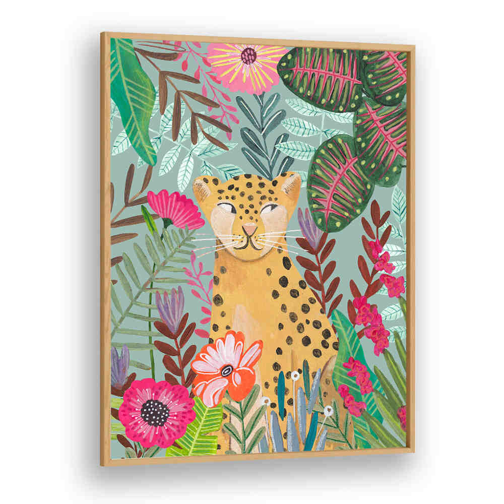 JUNGLE'S GENTLE GAZE , KIDS ROOM PAINTINGS