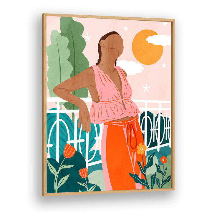 JUST ANOTHER WARM DAY , PORTRAITS & FIGURATIVE ILLUSTRATIONS