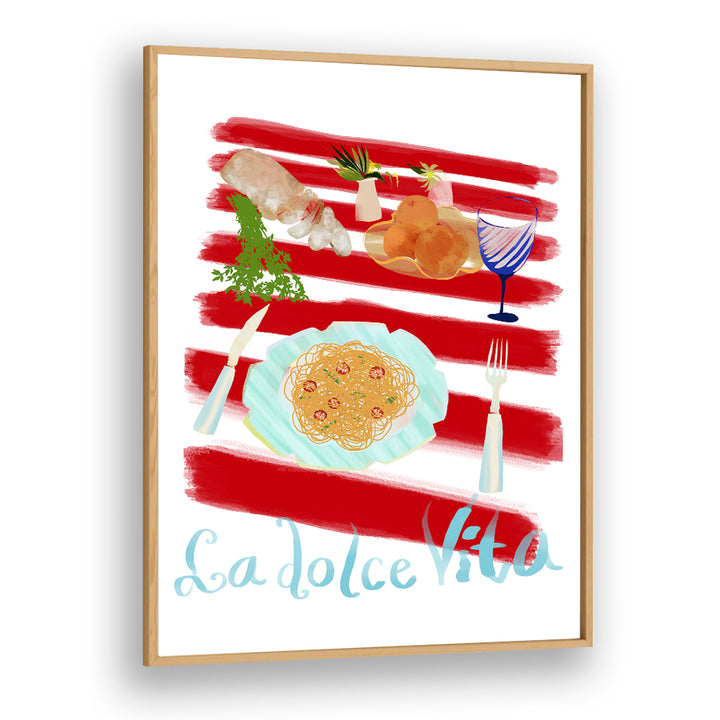 Stylish LA DOLCE VITA, KITCHEN POSTERS featuring vibrant Italian cuisine, perfect for enhancing your living space.