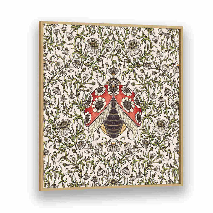 LADYBUG AND DAISY , PATTERN ART PRINTS