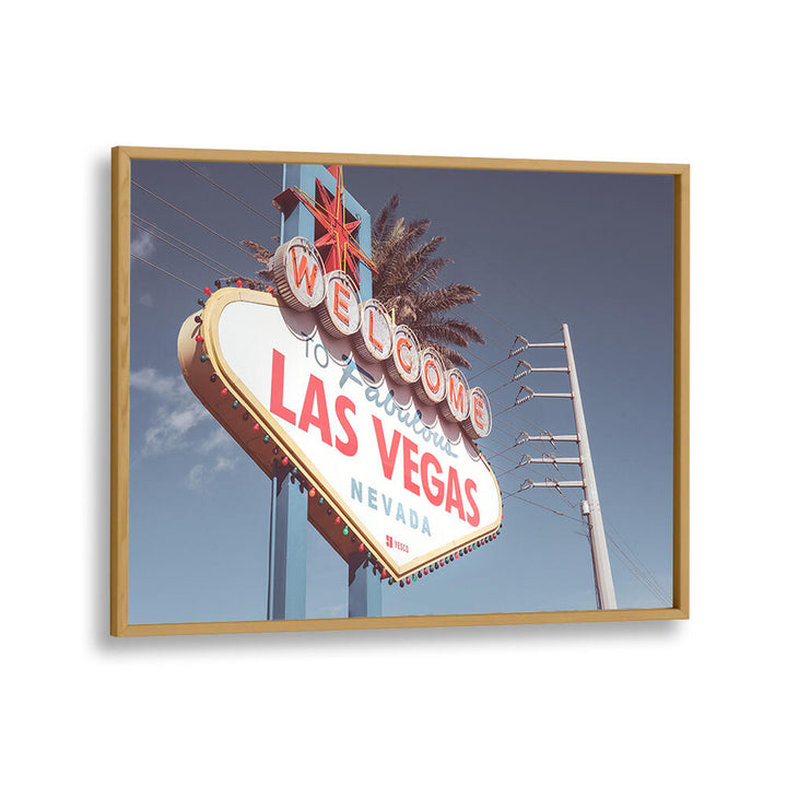 Vibrant LAS VEGAS SIGN COLOR, COWBOY artwork capturing the essence of Americana for your home decor.