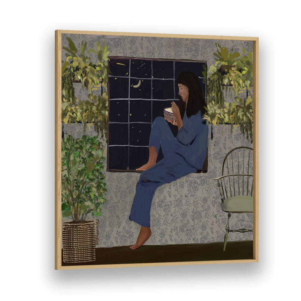 LATE NIGHT TREAT , PORTRAITS & FIGURATIVE ILLUSTRATIONS