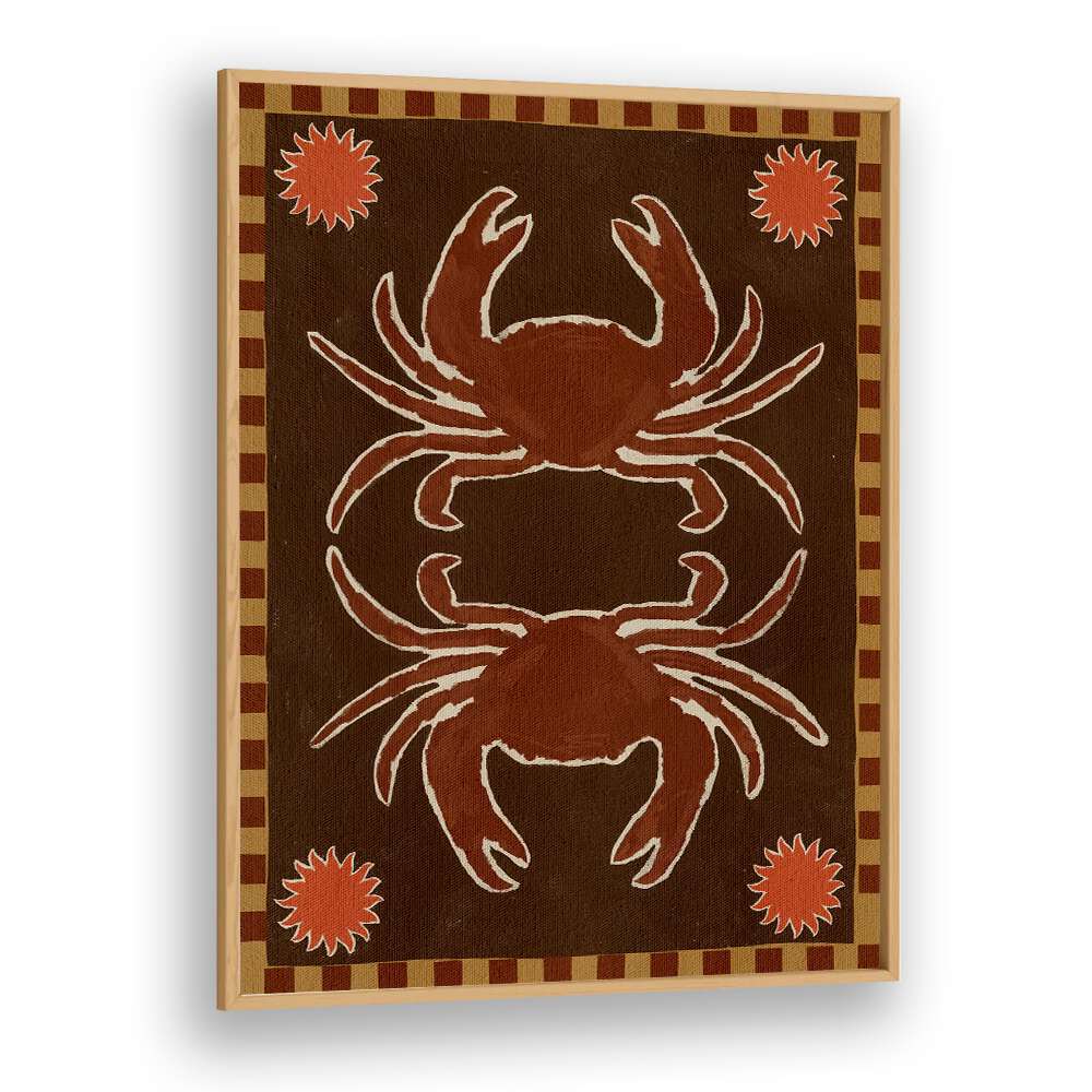 Decorate your space with the CRAB MIRROR DANCE, BAR art, a vibrant and captivating wall mirror for any café.