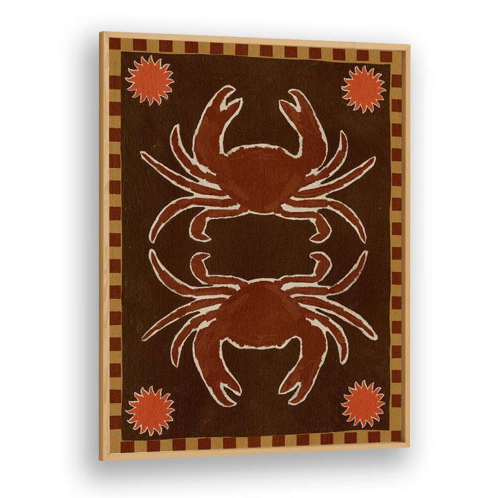 Decorate your space with the CRAB MIRROR DANCE, BAR art, a vibrant and captivating wall mirror for any café.