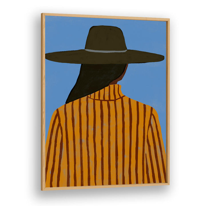 MODERN WOMAN WITH HAT , FASHION POSTERS