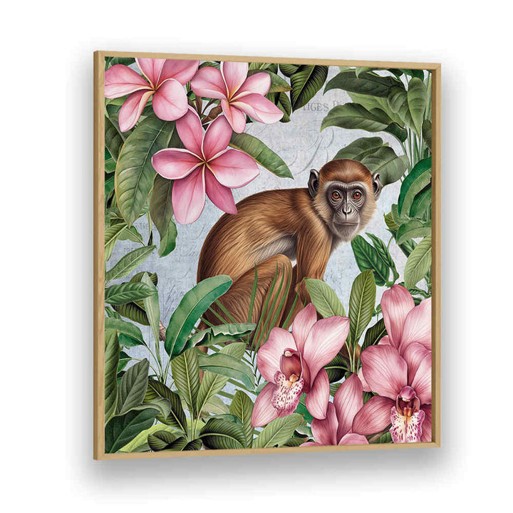 MONKEY GARDEN , ANIMAL PAINTINGS
