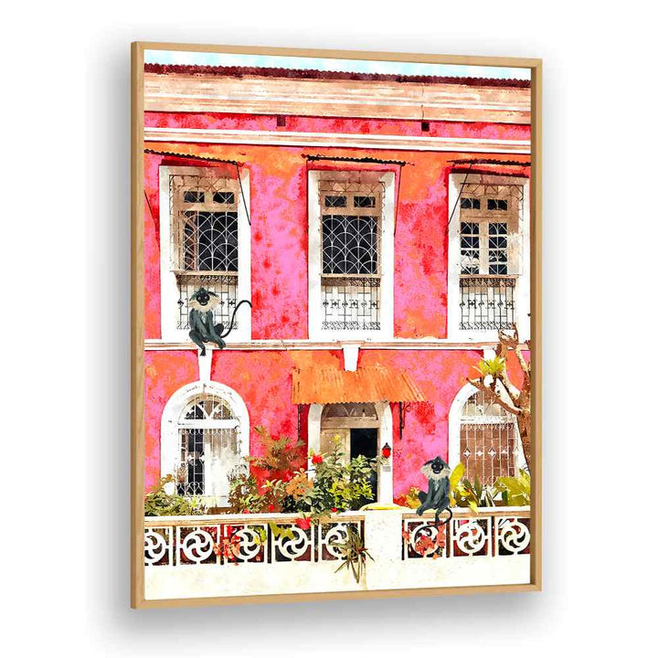 MONKEYS ON PINK HOUSE