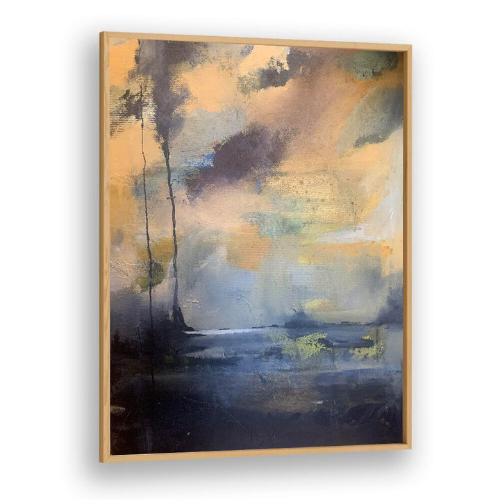 Enhance your space with MOODY SKY, ABSTRACT PAINTINGS, showcasing vibrant colors and emotional depth.