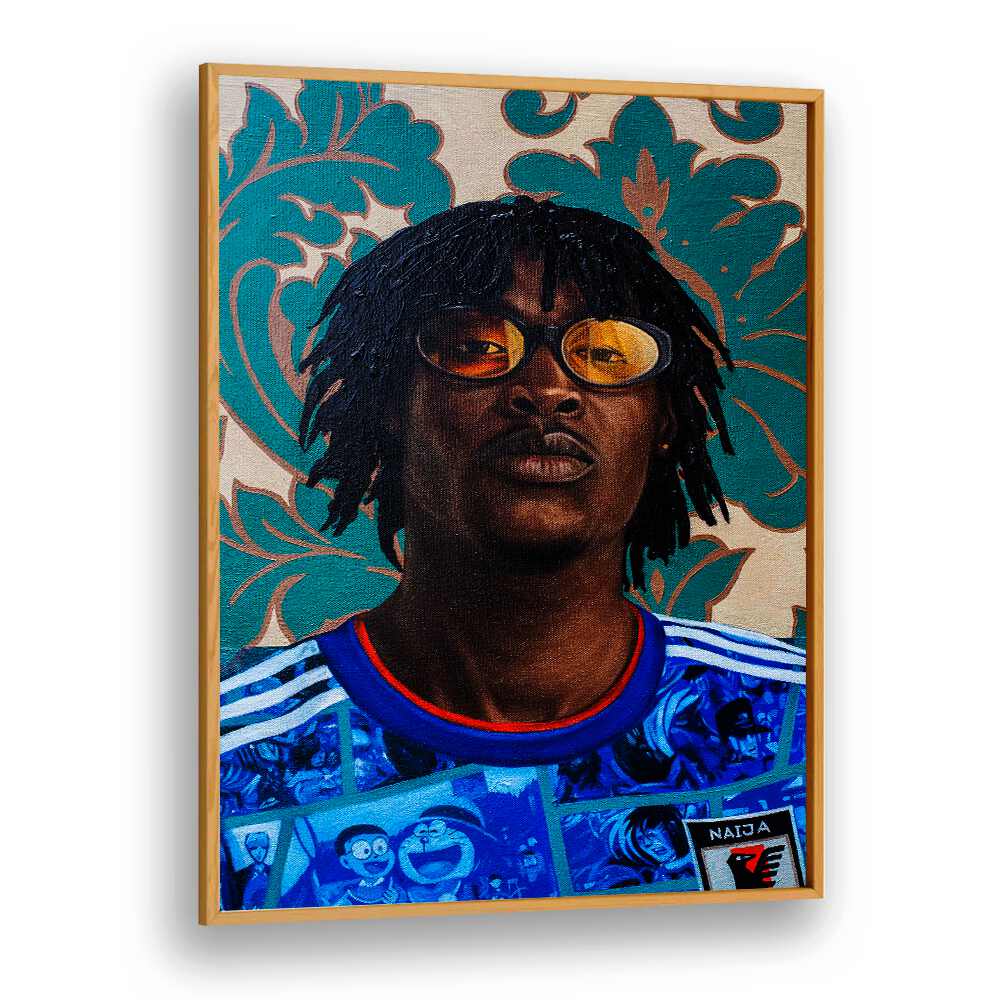 Vibrant NAIJA ANIME, AFRICAN ART PAINTINGS showcasing contemporary anime styles infused with African motifs.