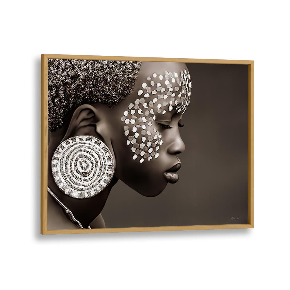 Stunning MURSI GIRL, PORTRAITS artwork showcases cultural beauty and emotional depth in unique illustrations.