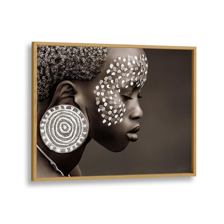 Stunning MURSI GIRL, PORTRAITS artwork showcases cultural beauty and emotional depth in unique illustrations.