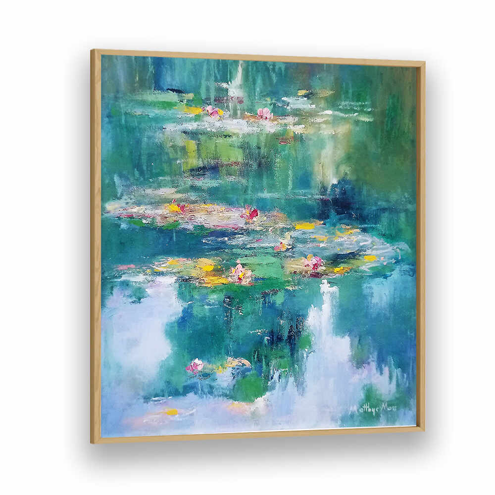 MYSTIC LILIES , FLORAL FLOWER PAINTINGS