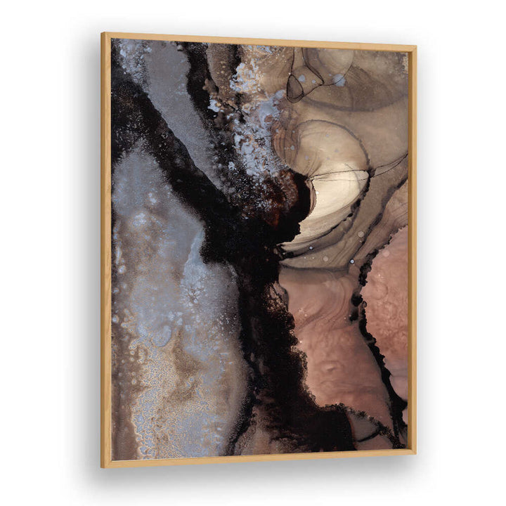 ORGANIC SHAPES WITH EARTHY TONES , ABSTRACT PAINTINGS