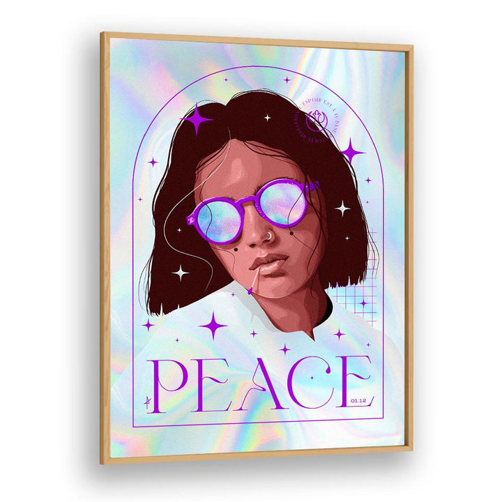 PEACEFUL PURPLE PORTRAIT